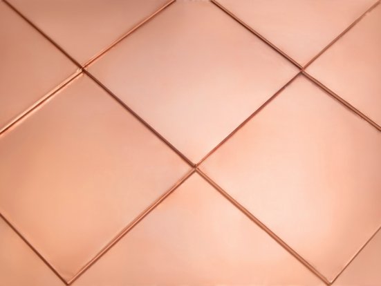 Медная гибкая черепица Haussman Rhombus Plus