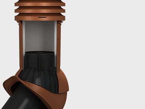 Вентиляционный выход Wirplast WiroVent EVO Е29 (неизолированный)