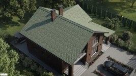 Мягкая кровля Тегола Комфорт Капри Verde 473