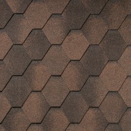 Гибкая черепица Quiet tile Rombica Медь