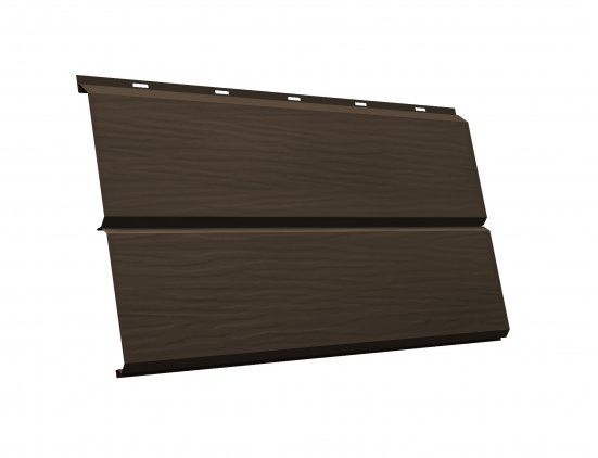 Металлический сайдинг Grand Line ЭкоБрус 3D Velur