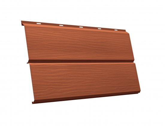 Металлический сайдинг Grand Line ЭкоБрус 3D Velur