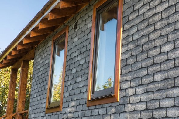 Фасадная плитка Технониколь Hauberk камень Сланец