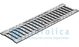 Решетка водоприемная Gidrolica для лотков DN100 длина 0,5 м