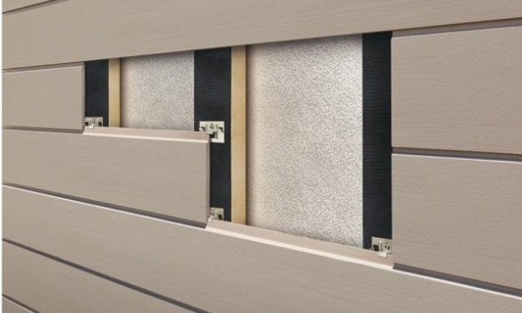 EPDM лента 60х1 мм 30 м для сайдинга Кедрал