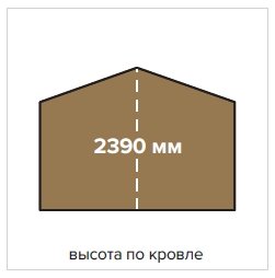 Хозблок 7 с дровницей Технониколь МАФ из мини бруса