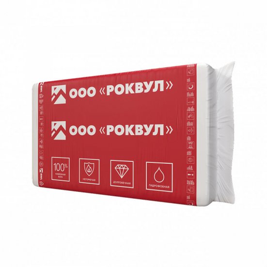 Утеплитель Р-ВУЛ Каркас Баттс 50x600x1000 мм