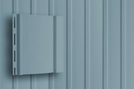 Сайдинг Grand Line вертикальный Color Plus голубой